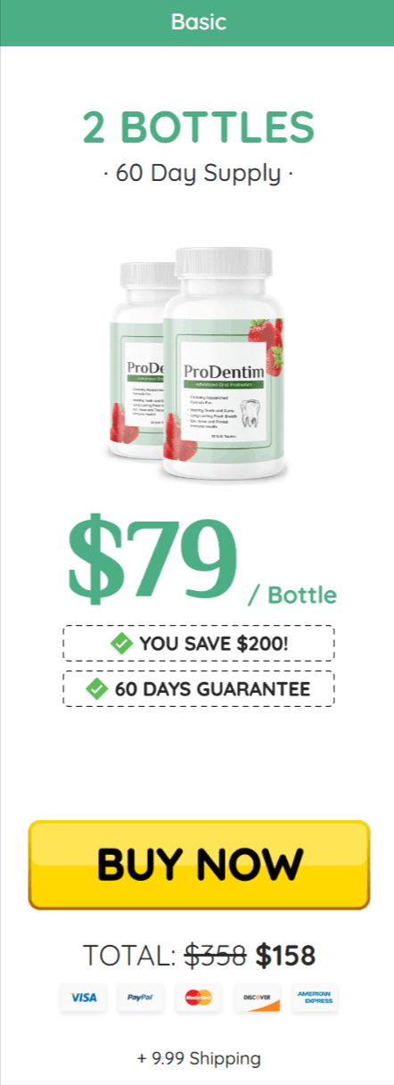 ProDentim 2 bottle price